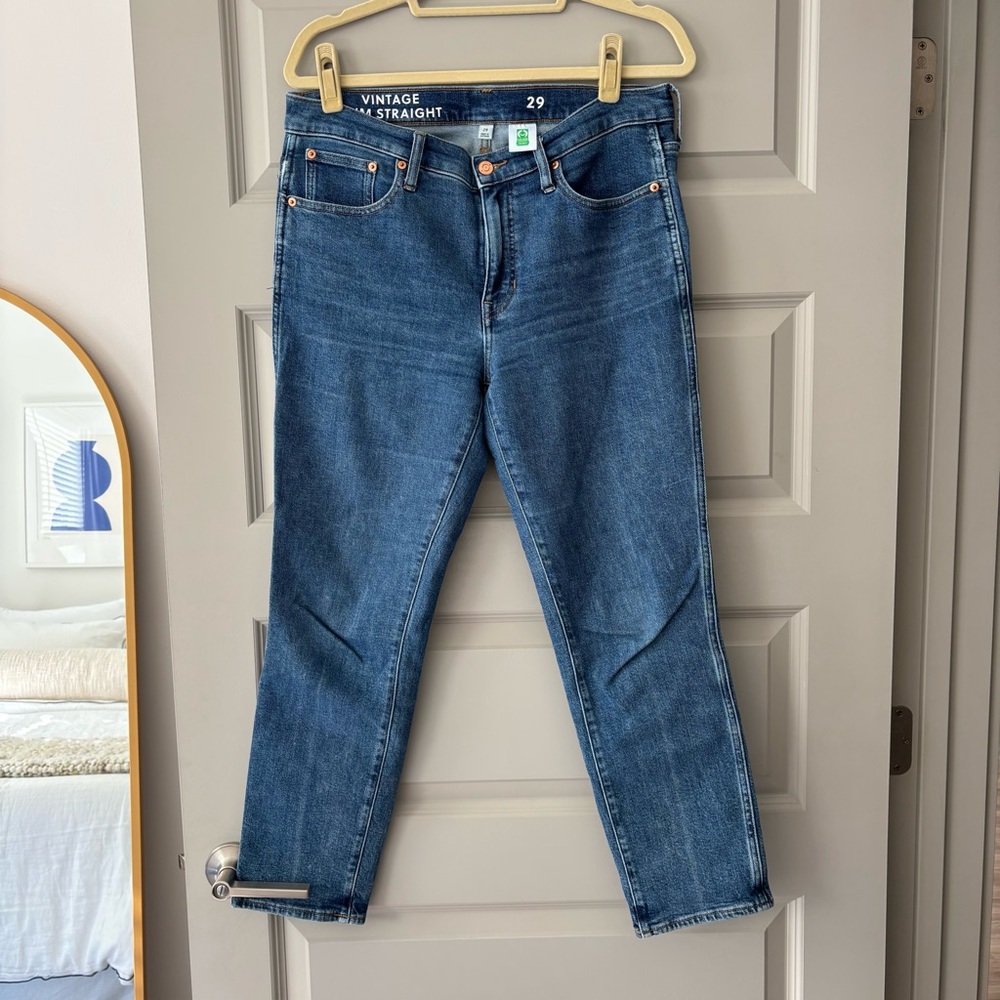 Jcrew “Vintage Slim Straight” jeans